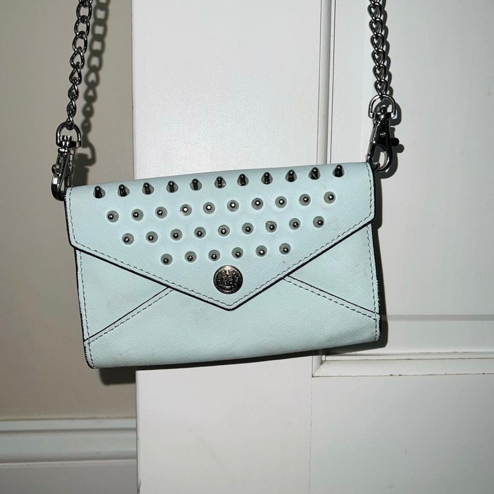 Light Blue Studded Rebecca Minkoff Bag